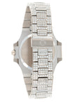 Patek Philippe - Patek Philippe White Gold Nautilus Diamond Emerald Watch Ref. 3800 - The Keystone Watches