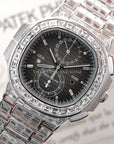 Patek Philippe - Patek Philippe White Gold Nautilus Baguette Diamond Watch Ref. 5990, Special Edition - The Keystone Watches