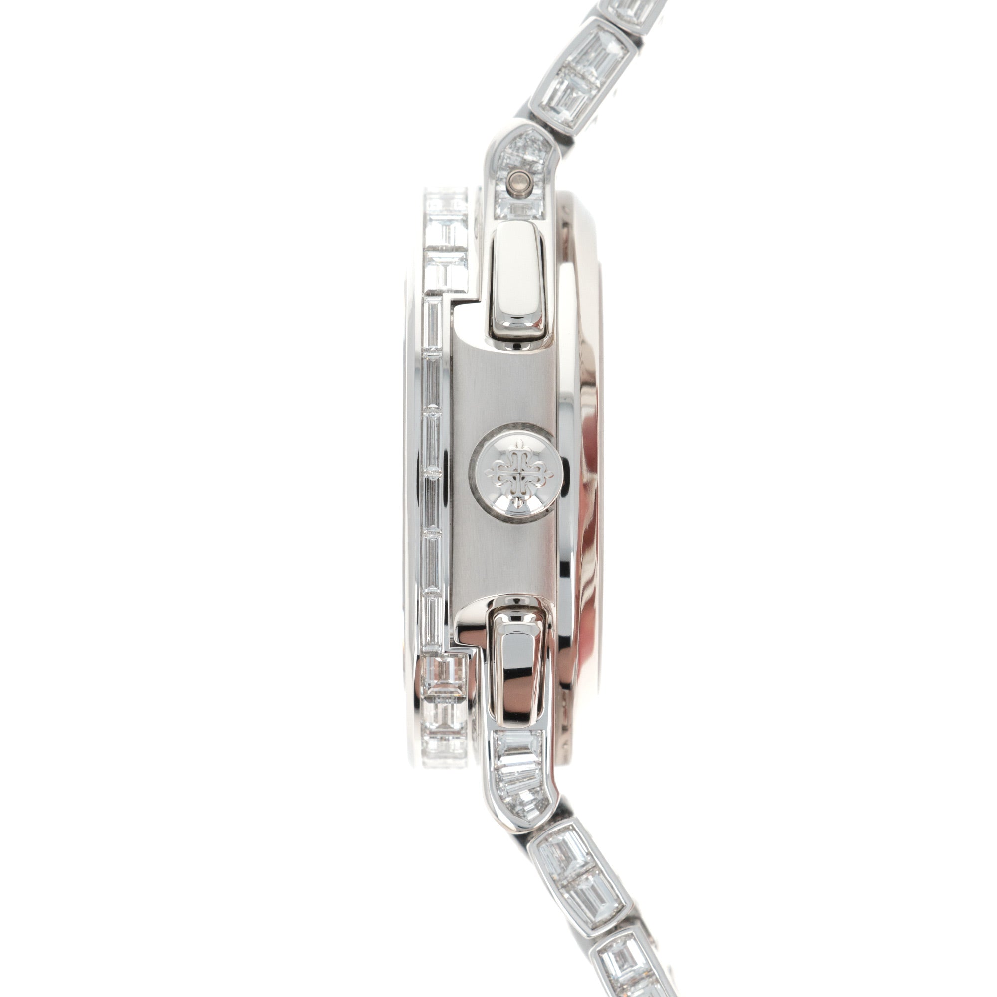 Patek Philippe - Patek Philippe White Gold Nautilus Baguette Diamond Watch Ref. 5990, Special Edition - The Keystone Watches