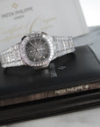 Patek Philippe - Patek Philippe White Gold Nautilus Baguette Diamond Watch Ref. 5990, Special Edition - The Keystone Watches