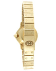 Cartier - Cartier Yellow Gold Santos Automatic Diamond Watch - The Keystone Watches