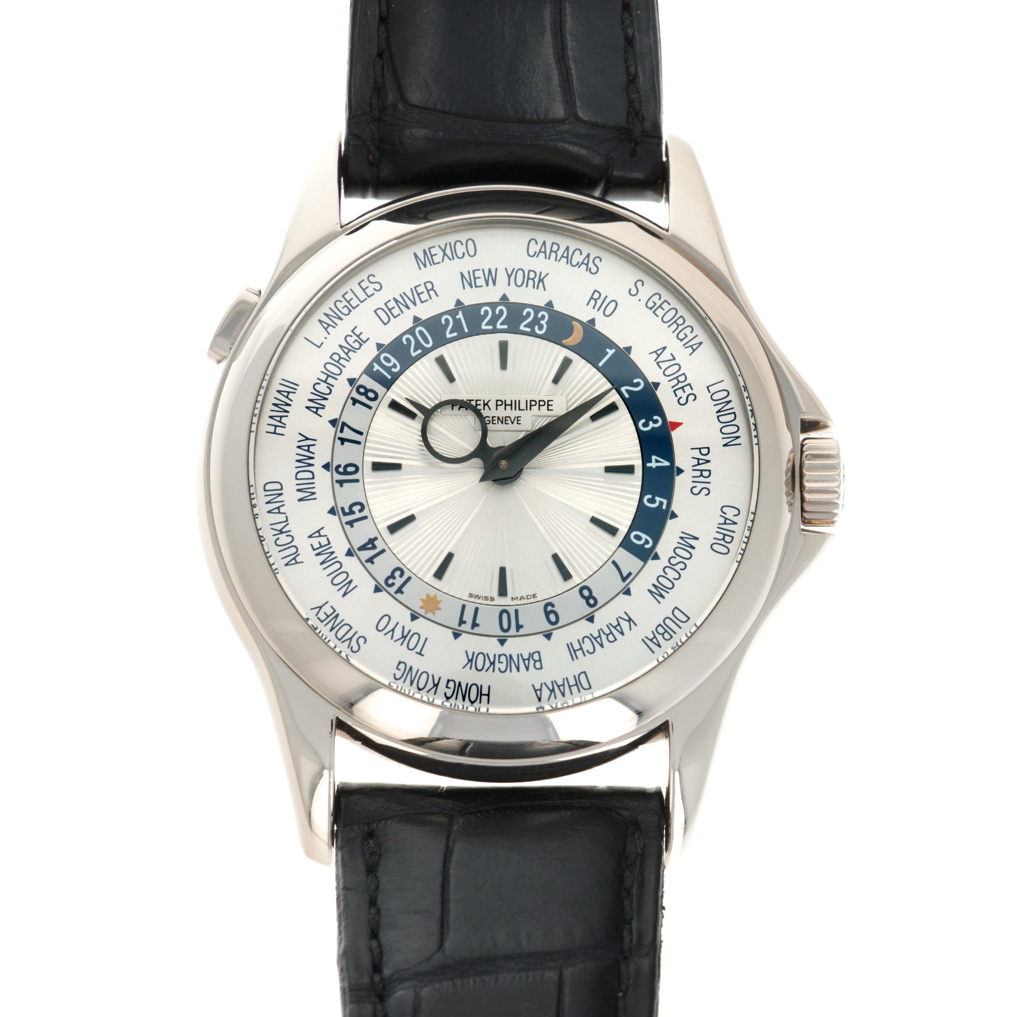 Patek Philippe - Patek Philippe White Gold World Time Watch Ref. 5130 - The Keystone Watches