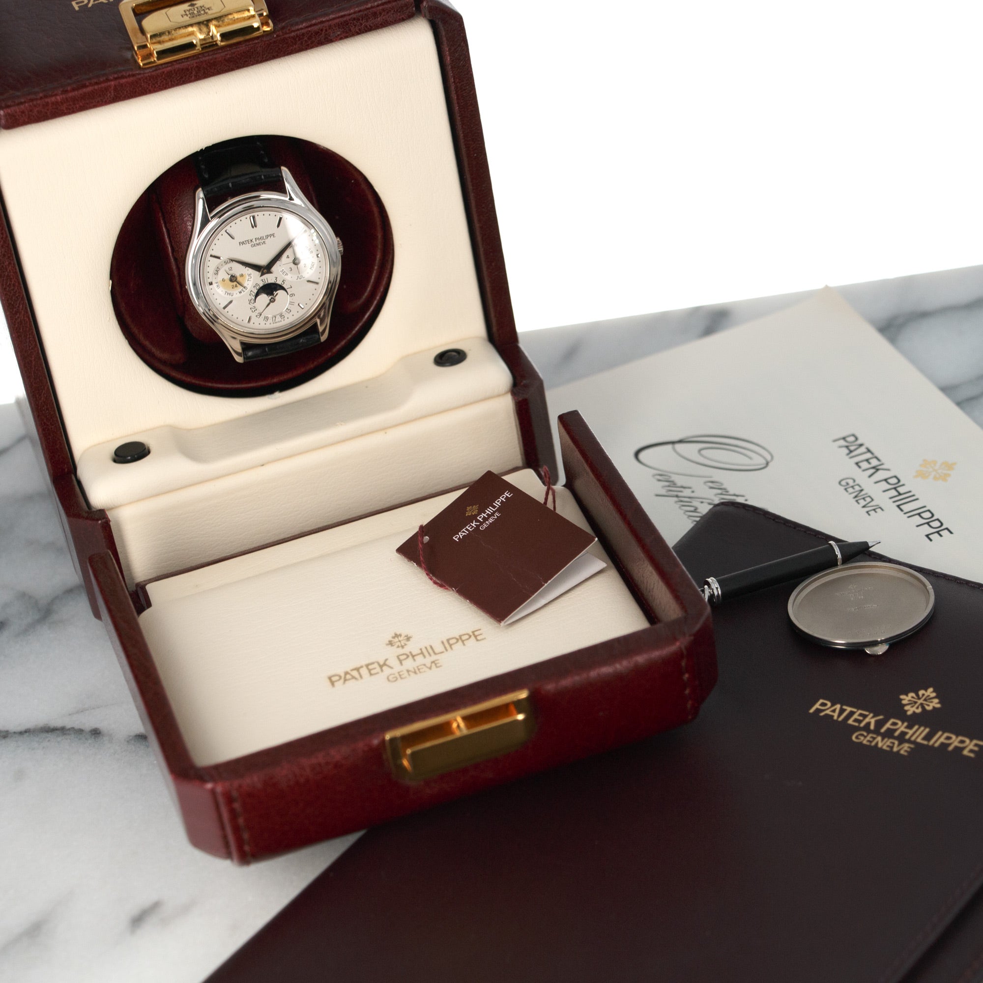 Patek Philippe - Patek Philippe White Gold Perpetual Calendar Watch Ref. 3940 - The Keystone Watches
