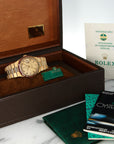 Rolex - Rolex Yellow Gold Oysterquartz Rainbow Watch Ref. 19158 with Original Box and Papers - The Keystone Watches
