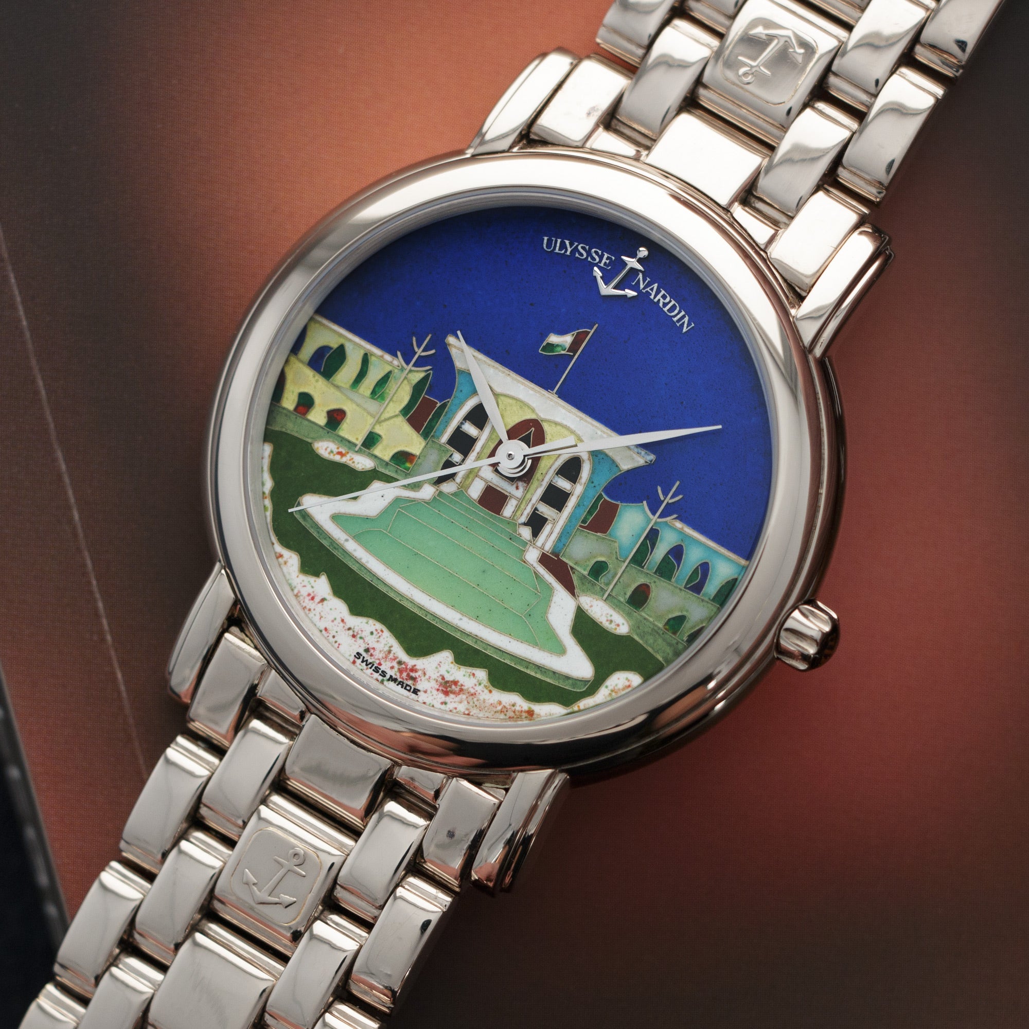 Ulysse Nardin - Ulysse Nardin White Gold San Marco Cloisonne Dial Watch - The Keystone Watches