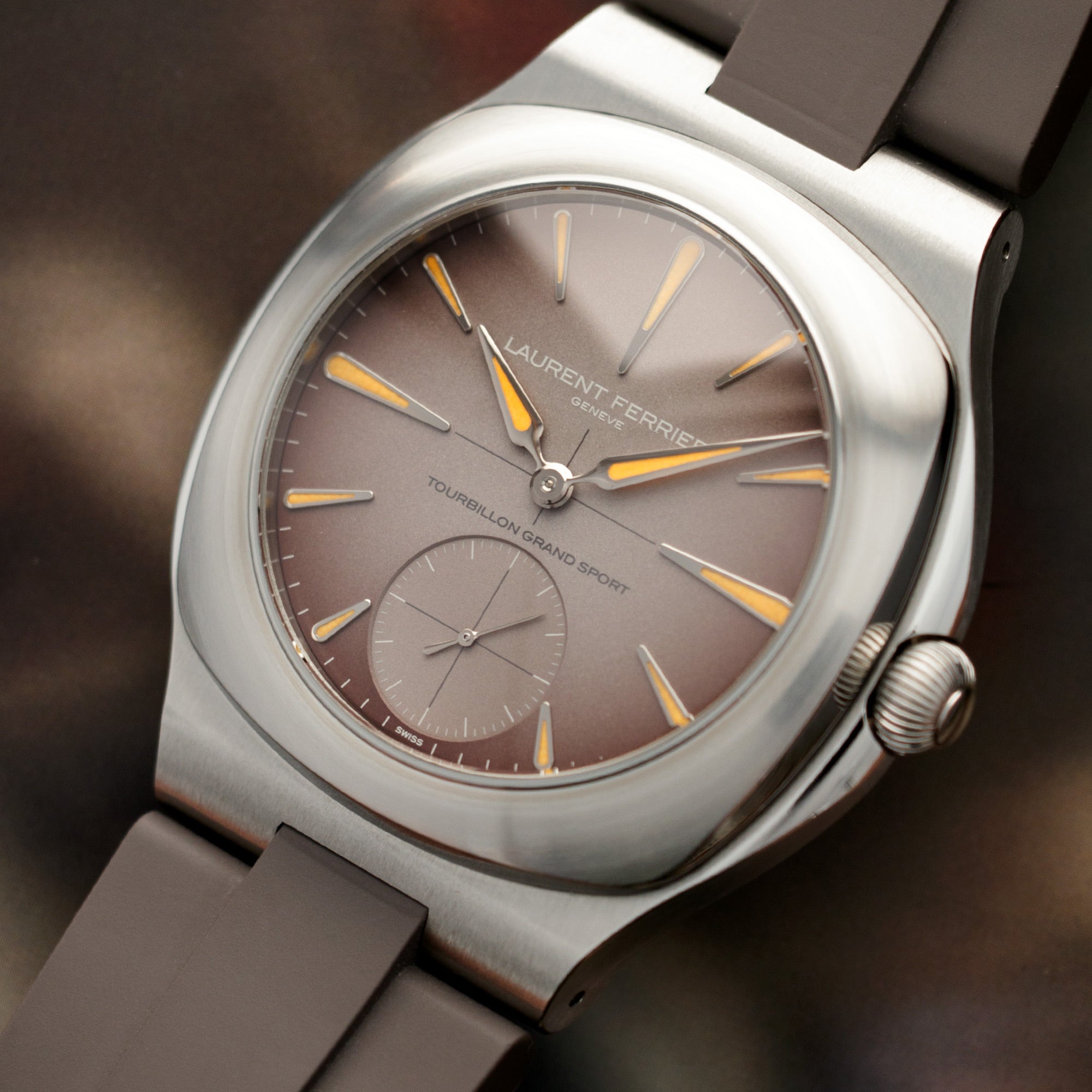 Laurent Ferrier - Laurent Ferrier Steel Grand Sport Tourbillon Watch, Limited to 12 Pieces - The Keystone Watches