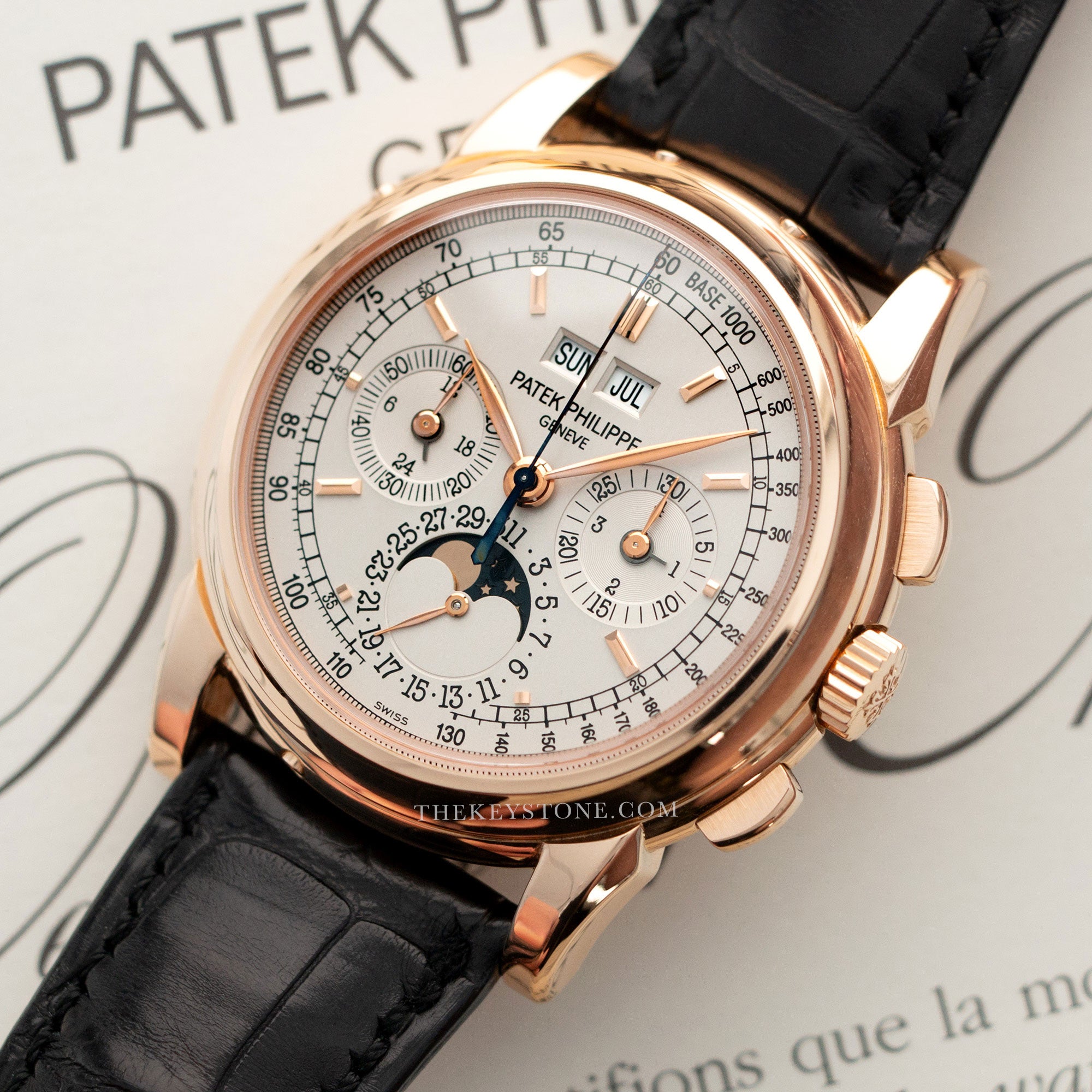 Patek Philippe - Patek Philippe Rose Gold Perpetual Calendar Chronograph Watch Ref. 5970 - The Keystone Watches