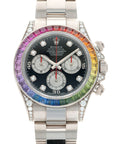 Rolex - Rolex White Gold Cosmograph Rainbow Daytona Watch Ref. 116599 - The Keystone Watches