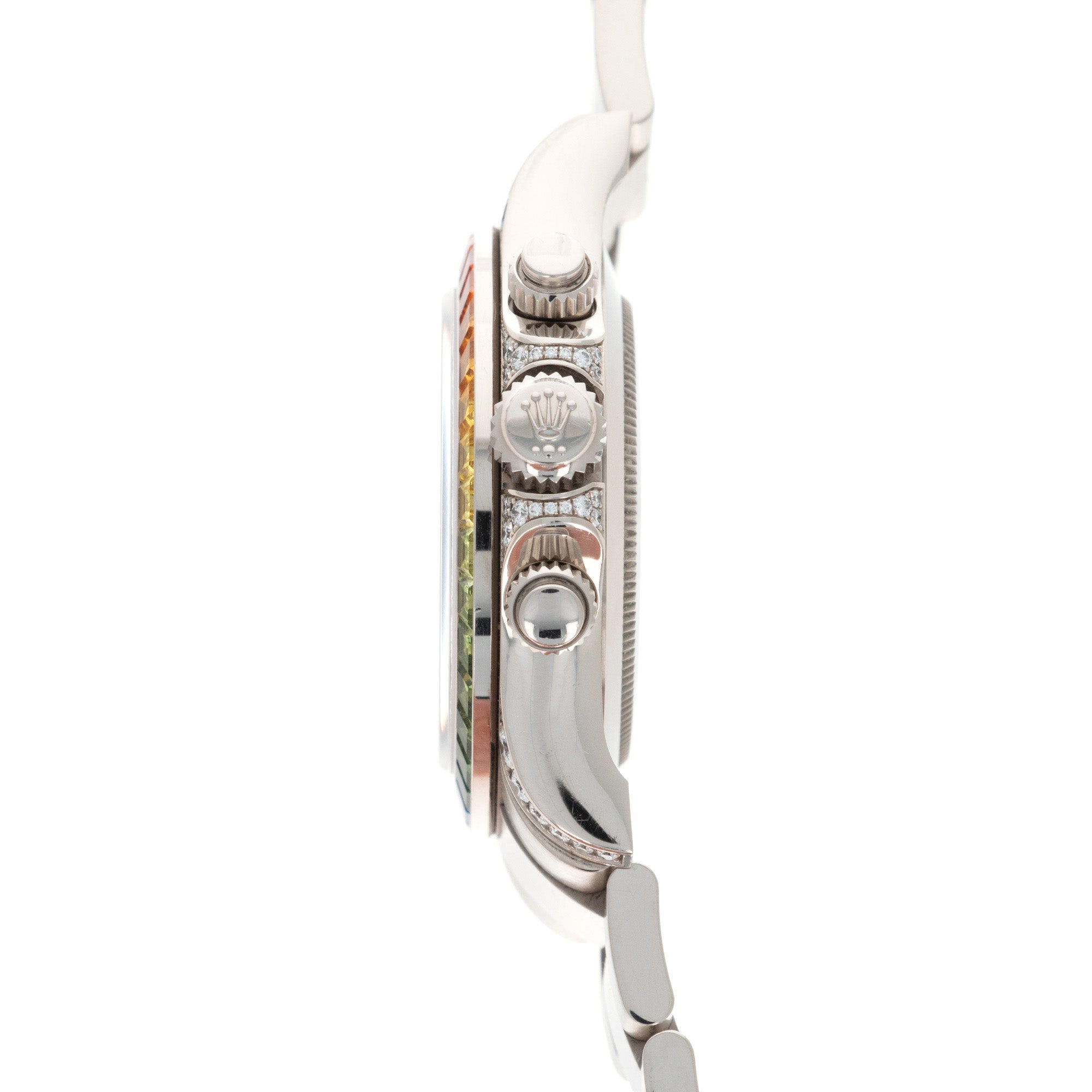 Rolex - Rolex White Gold Cosmograph Rainbow Daytona Watch Ref. 116599 - The Keystone Watches