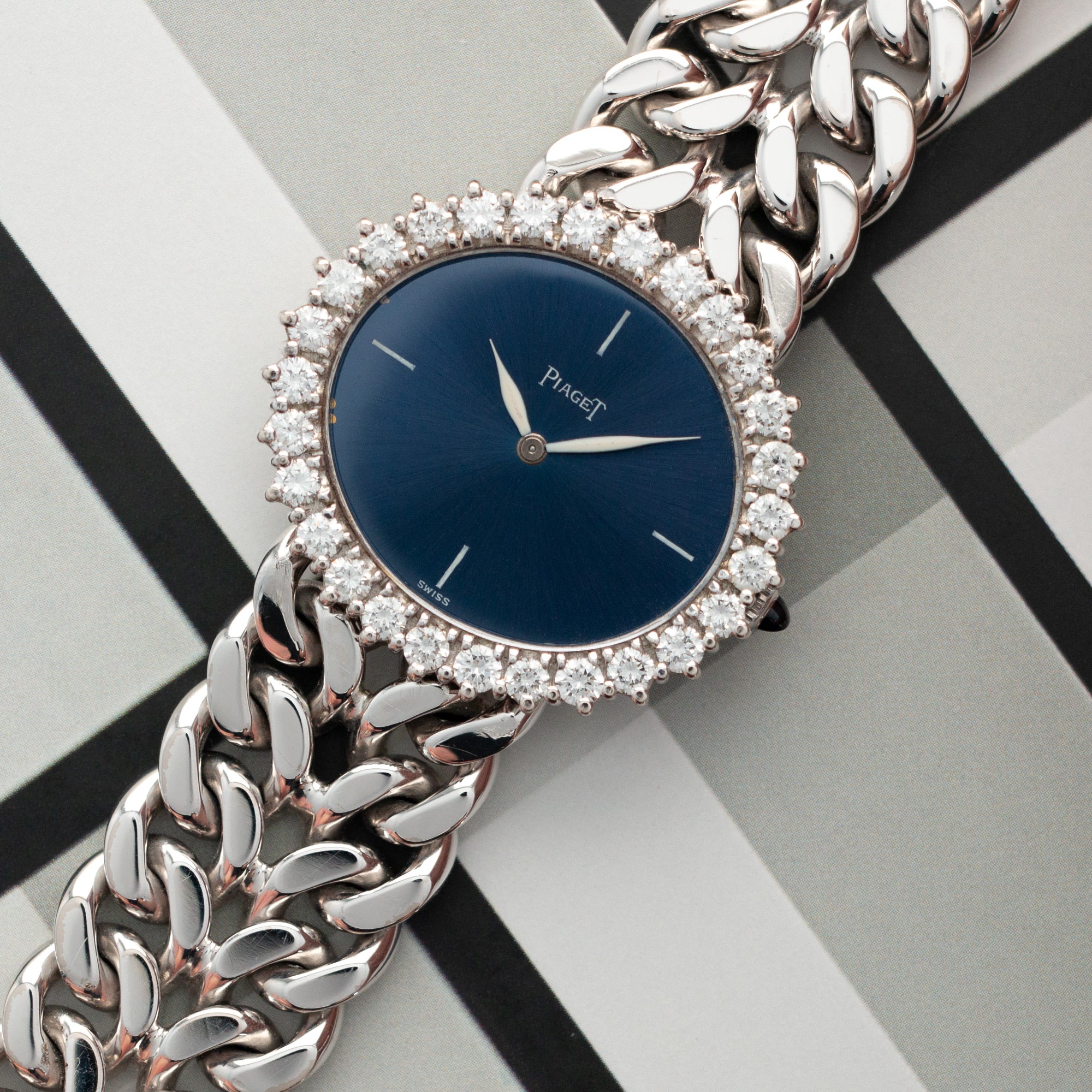 Piaget - Piaget White Gold Diamond Watch, 1970s - The Keystone Watches