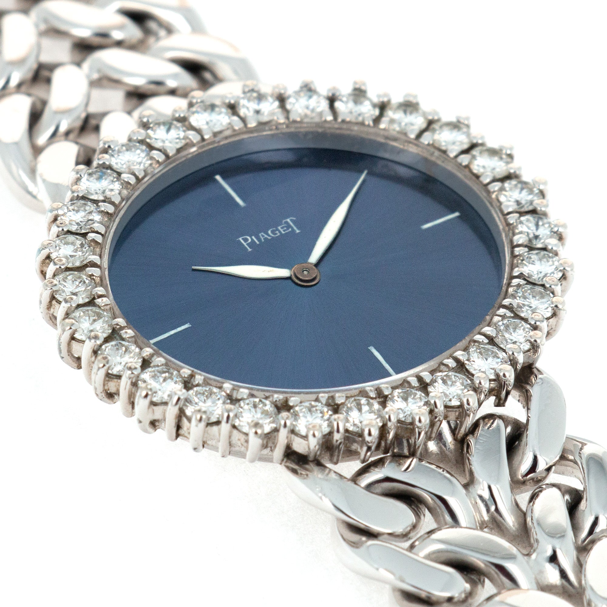 Piaget - Piaget White Gold Diamond Watch, 1970s - The Keystone Watches