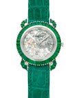 Audemars Piguet - Audemars Piguet Skeletonized Emerald Diamond Watch, Piece Unique - The Keystone Watches