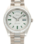 Rolex - Rolex White Gold Day-Date Baguette Diamond Watch Ref. 218399 - The Keystone Watches
