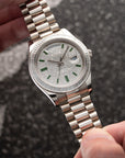Rolex - Rolex White Gold Day-Date Baguette Diamond Watch Ref. 218399 - The Keystone Watches