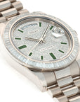 Rolex - Rolex White Gold Day-Date Baguette Diamond Watch Ref. 218399 - The Keystone Watches