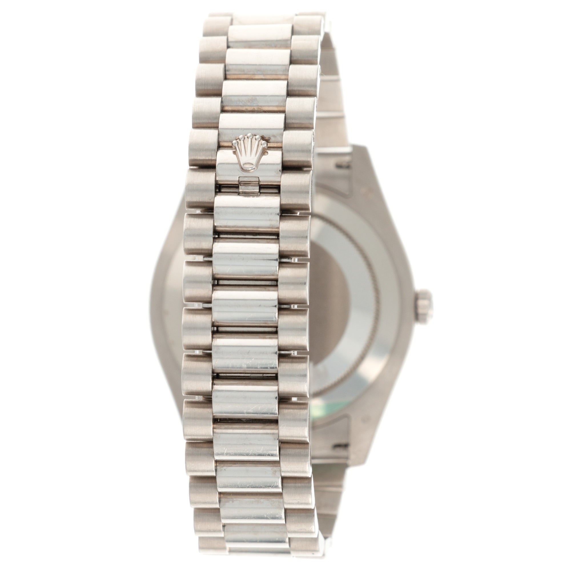 Rolex - Rolex White Gold Day-Date Baguette Diamond Watch Ref. 218399 - The Keystone Watches