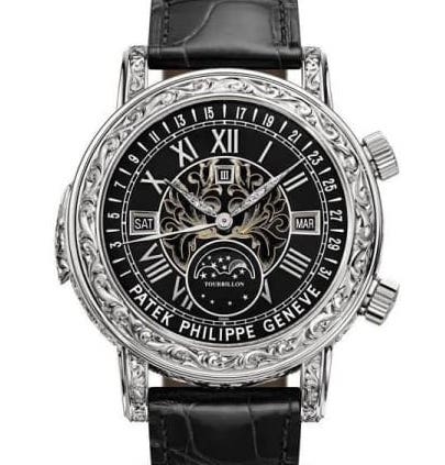 Patek Philippe - Patek Philippe White Gold Sky Moon Tourbillon Watch Ref. 6002 - The Keystone Watches