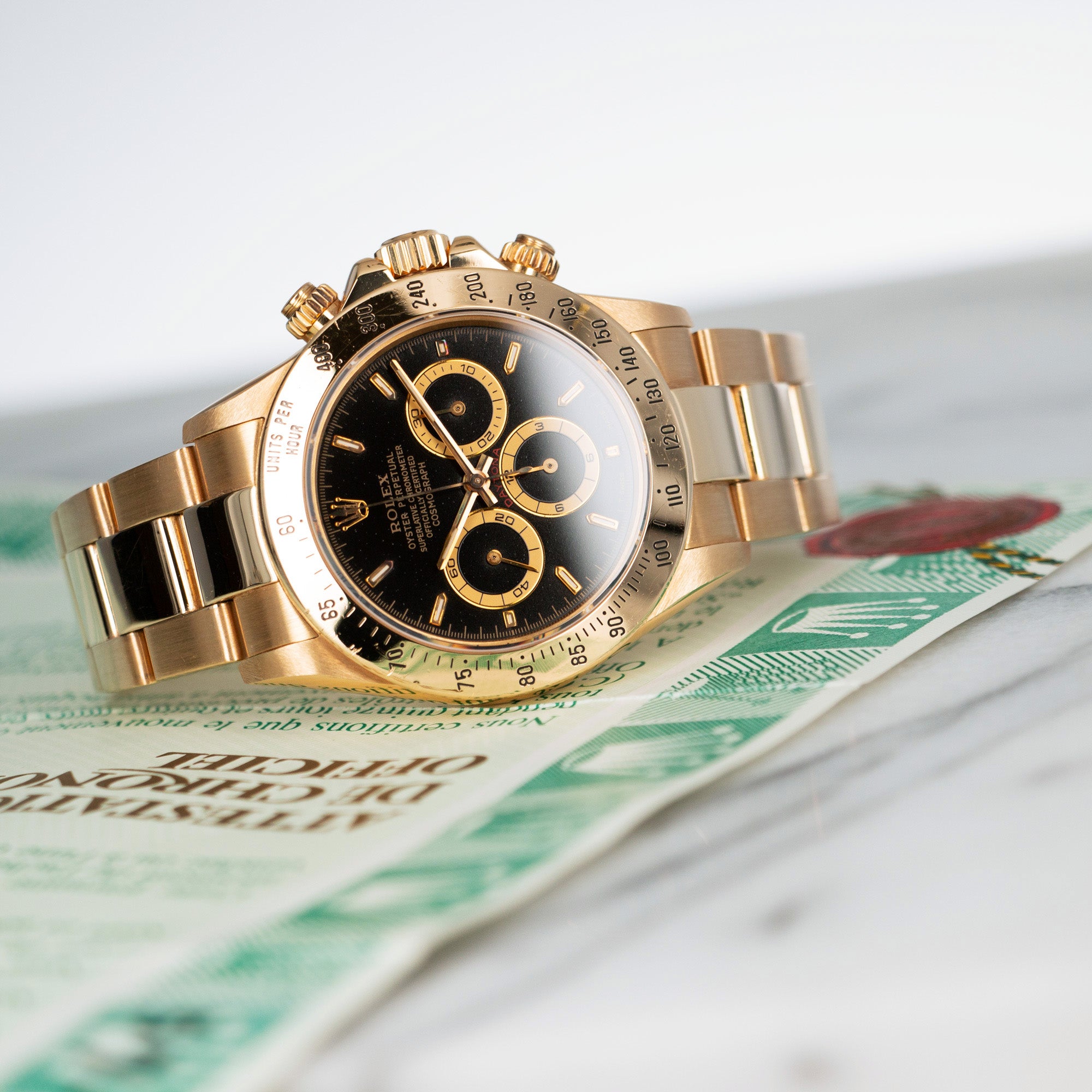Rolex - Rolex Yellow Gold Cosmograph Daytona Watch Ref. 16528 - The Keystone Watches