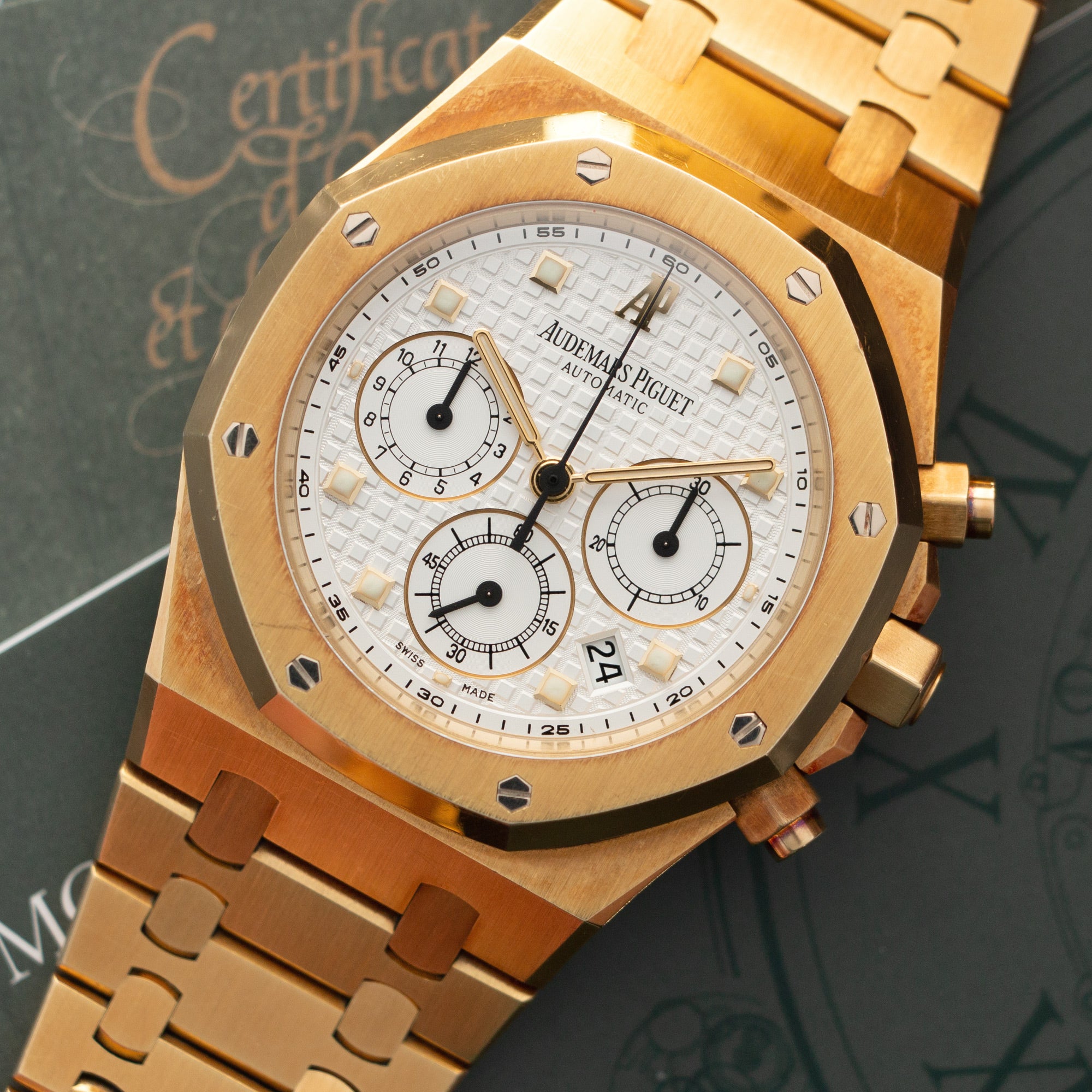 Audemars Piguet - Audemars Piguet Yellow Gold Royal Oak Chronograph Watch Ref. 25960 - The Keystone Watches