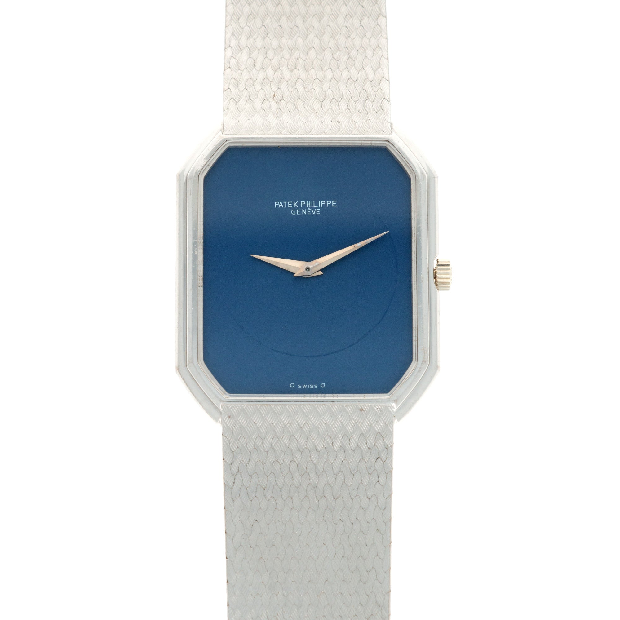 Patek Philippe - Patek Philippe White Gold Rectangular Watch Ref. 3860 - The Keystone Watches