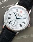 A. Lange & Sohne - A. Lange & Sohne Platinum Langematik Jubilee Anniversary Enamel Watch Ref. 302.025 - The Keystone Watches