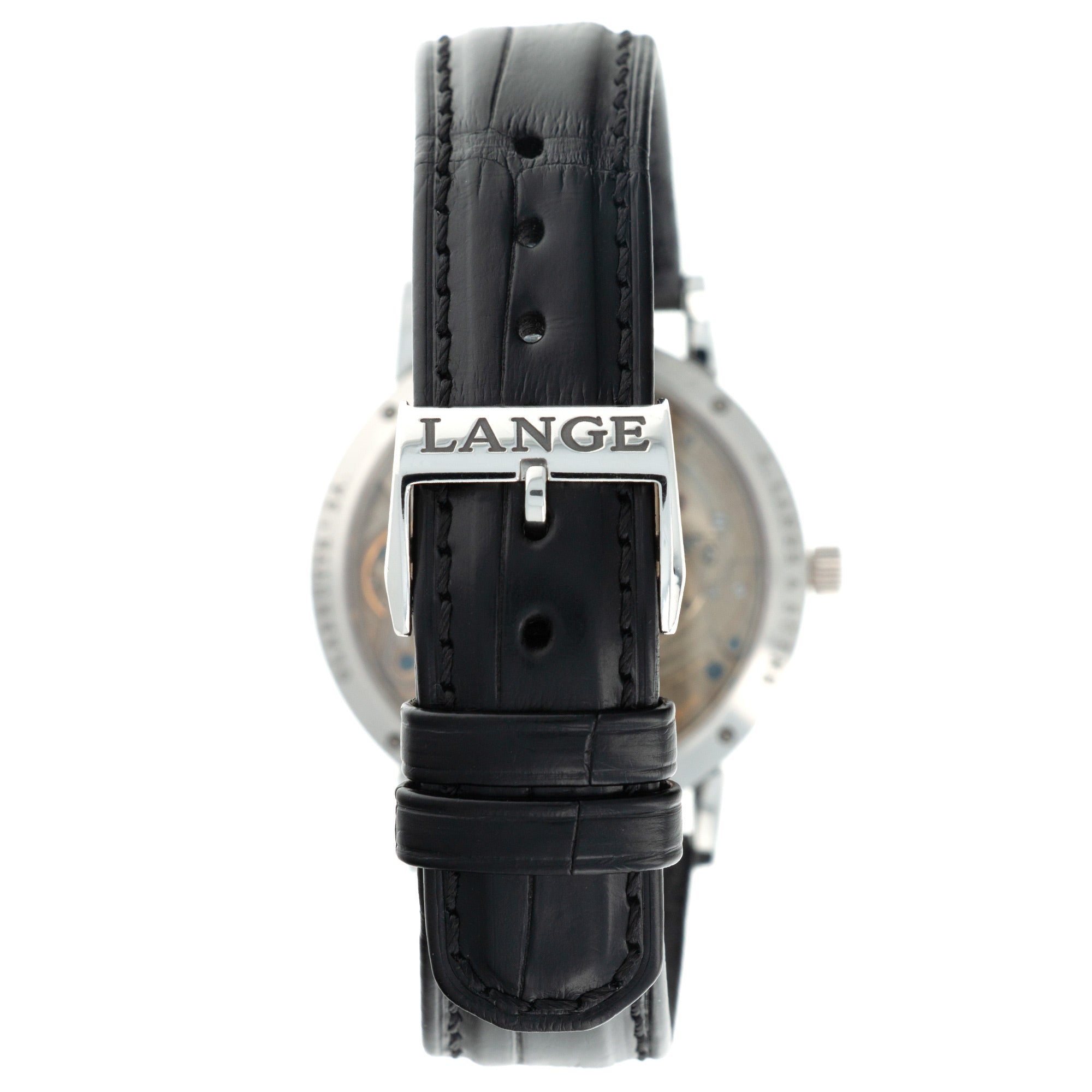 A. Lange &amp; Sohne - A. Lange &amp; Sohne Platinum Langematik Jubilee Anniversary Enamel Watch Ref. 302.025 - The Keystone Watches