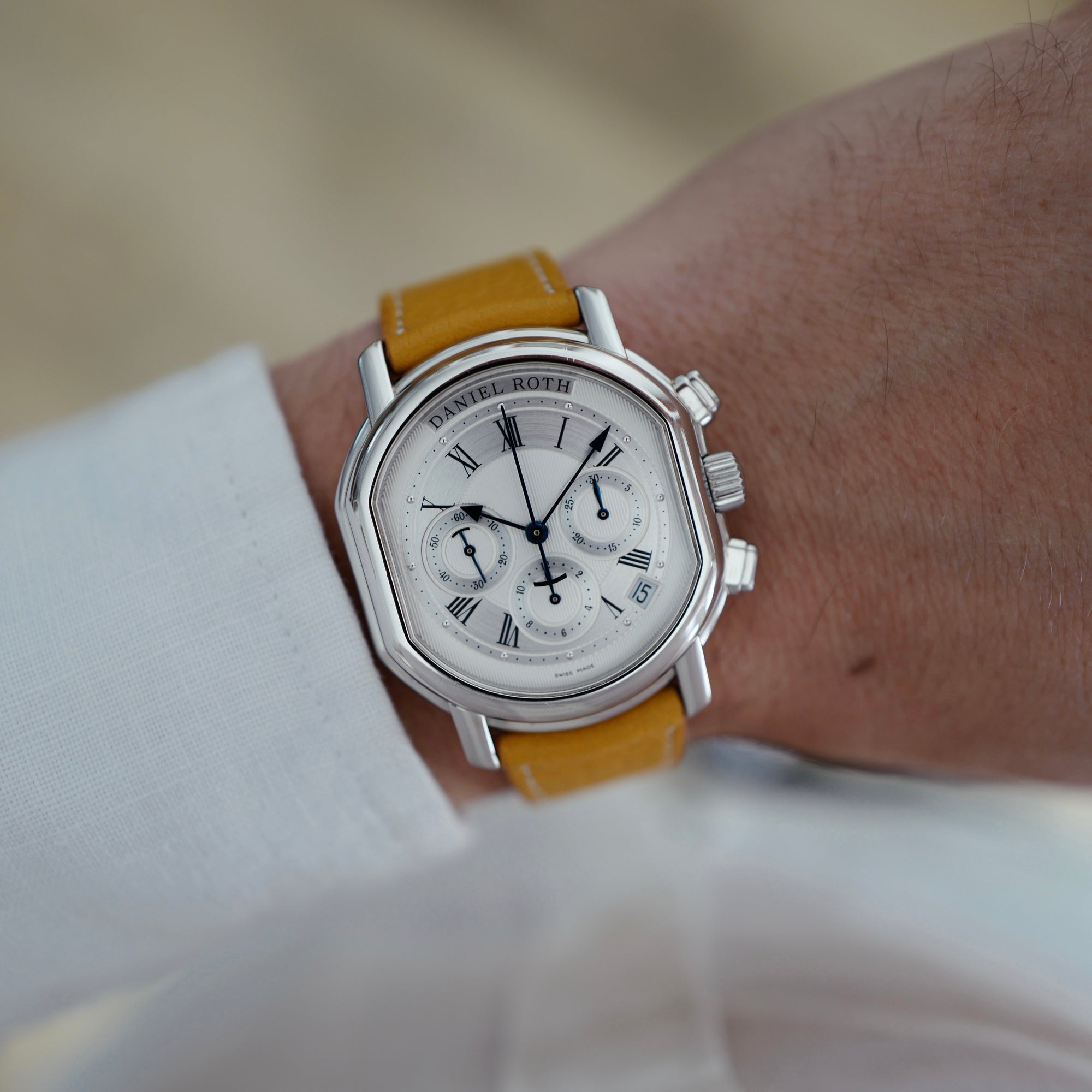 Daniel Roth - Daniel Roth Steel Automatic Chronograph Watch - The Keystone Watches