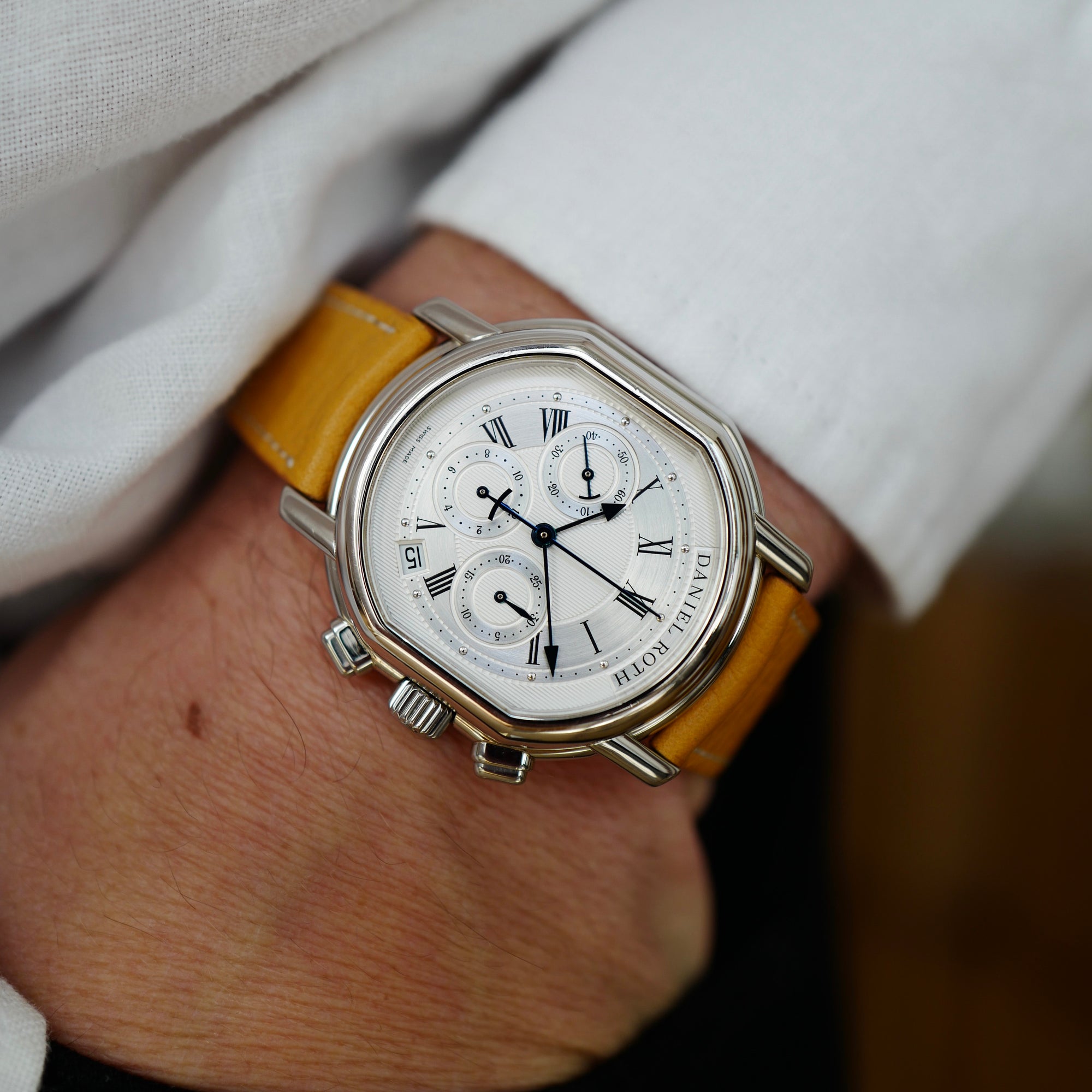 Daniel Roth - Daniel Roth Steel Automatic Chronograph Watch - The Keystone Watches