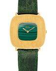 Piaget - Piaget Yellow Gold TV Shaped Watch with Malachite Dial - The Keystone Watches
