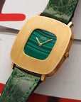 Piaget - Piaget Yellow Gold TV Shaped Watch with Malachite Dial - The Keystone Watches