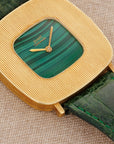 Piaget - Piaget Yellow Gold TV Shaped Watch with Malachite Dial - The Keystone Watches