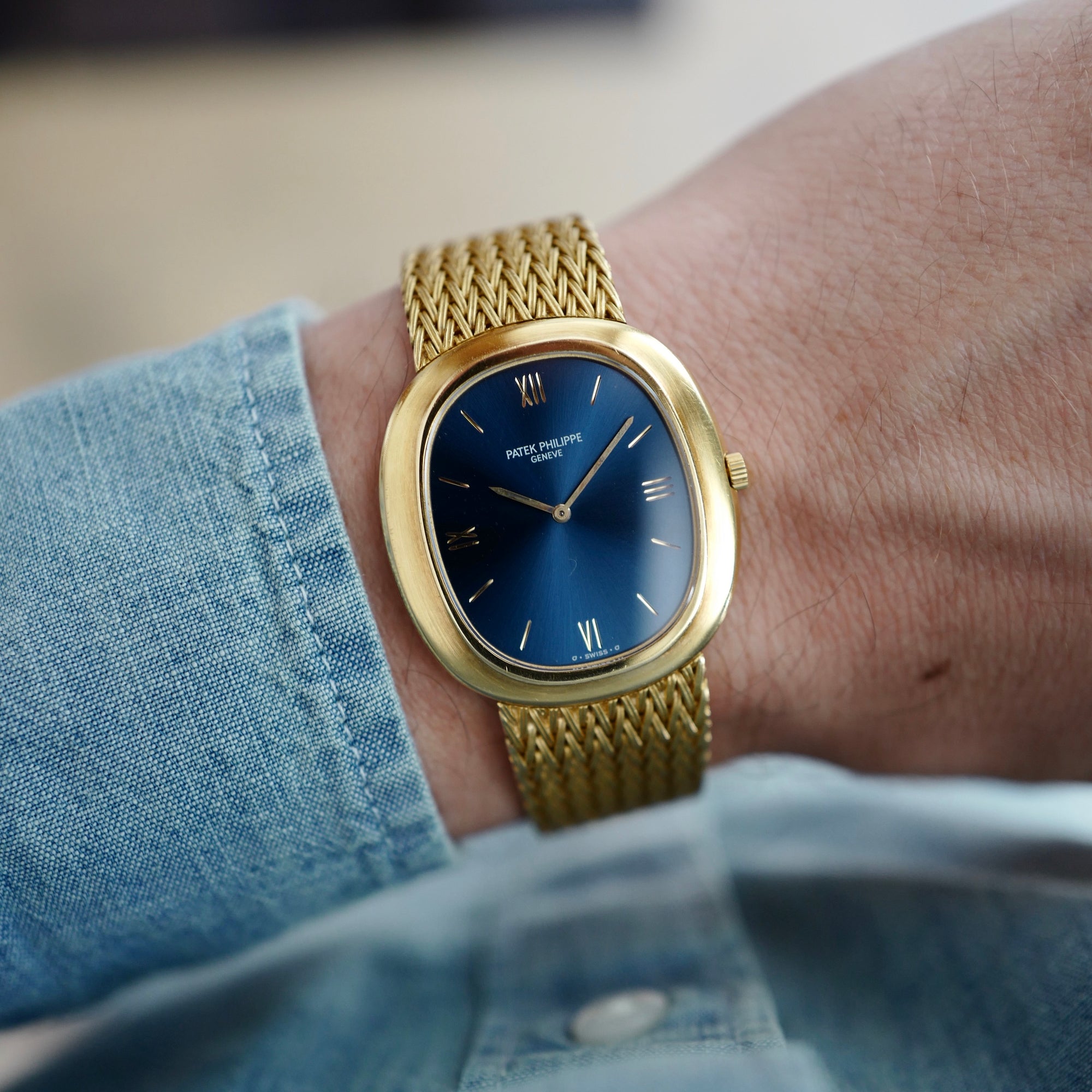 Patek Philippe - Patek Philippe Yellow Gold Ellipse Automatic Watch, Ref. 3589 - The Keystone Watches