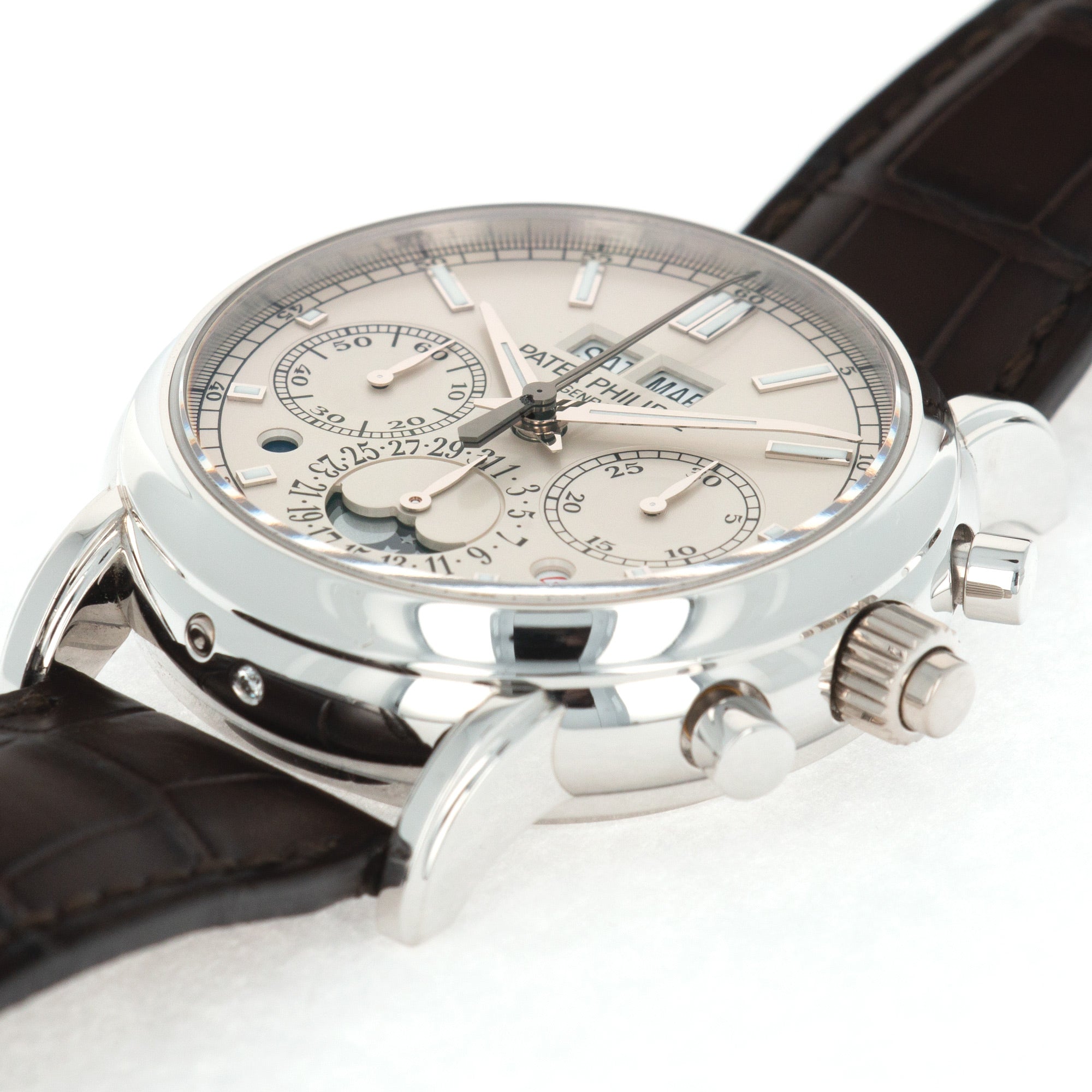 Patek Philippe - Patek Philippe Platinum Perpetual Split Seconds Chrono Watch Ref. 5204 - The Keystone Watches