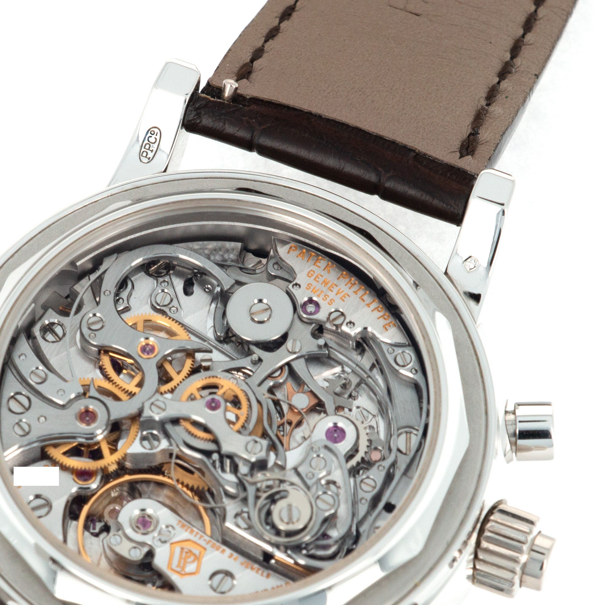 Patek Philippe - Patek Philippe Platinum Perpetual Split Seconds Chrono Watch Ref. 5204 - The Keystone Watches