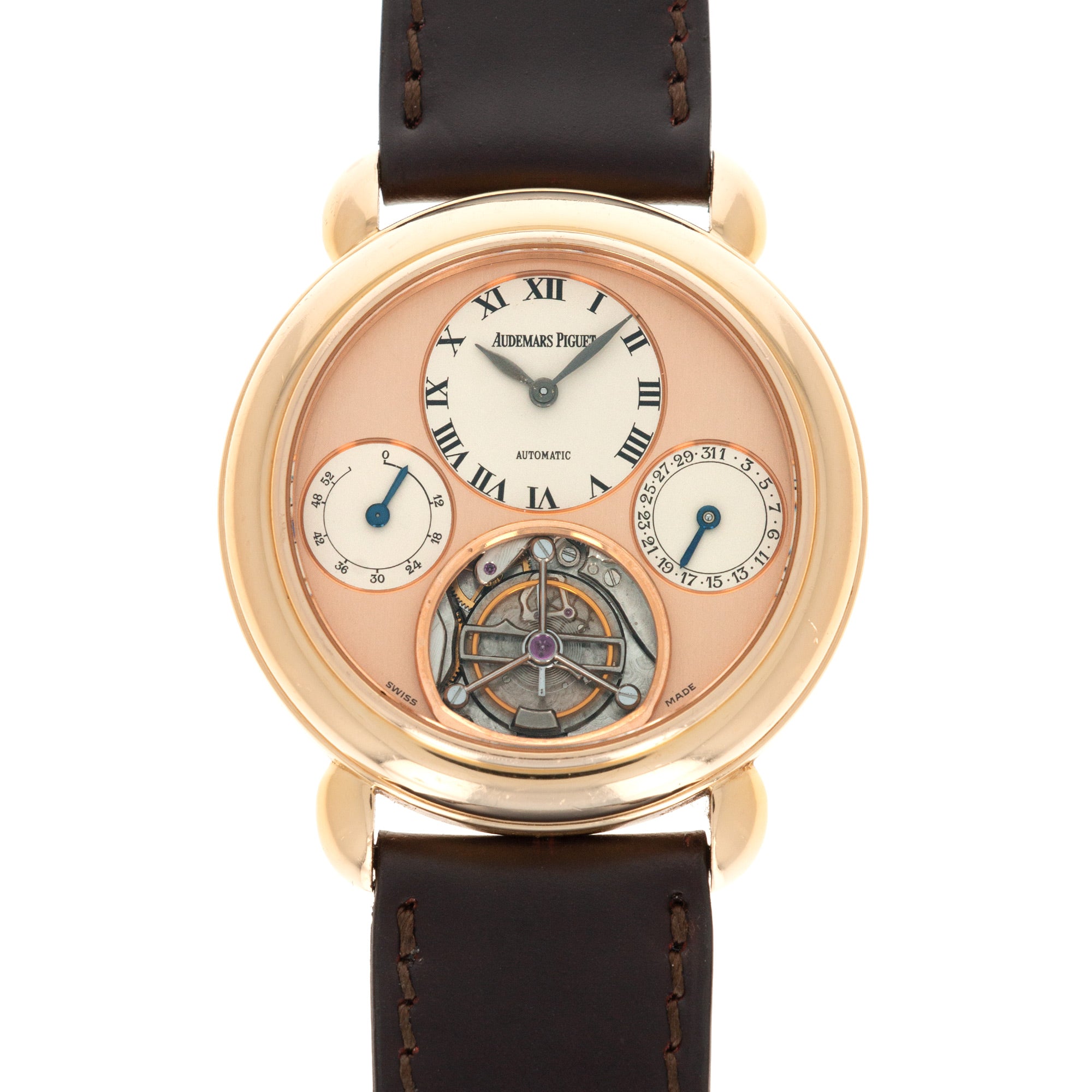 Audemars Piguet - Audemars Piguet Rose Gold Tourbillon Watch - The Keystone Watches