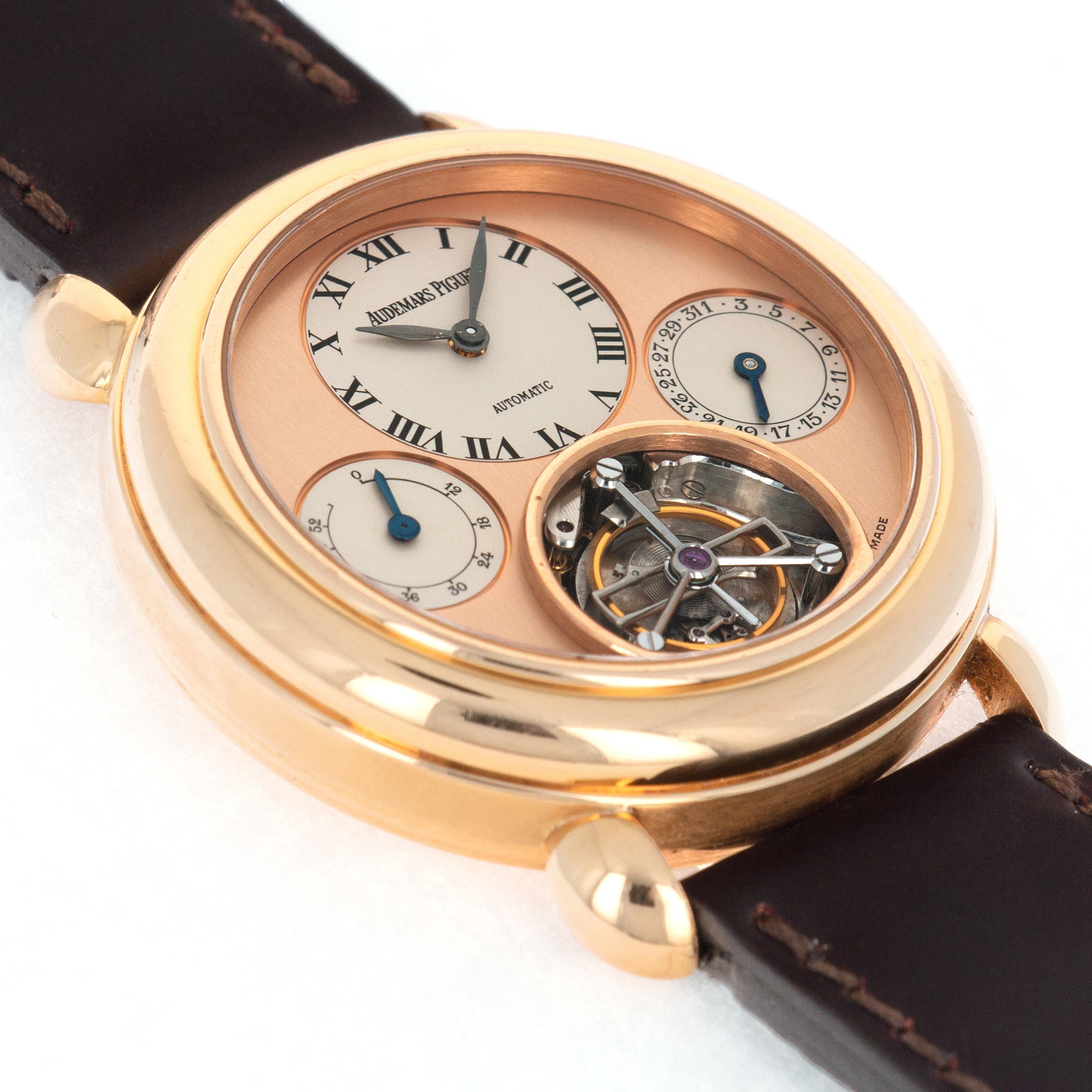 Audemars Piguet - Audemars Piguet Rose Gold Tourbillon Watch - The Keystone Watches