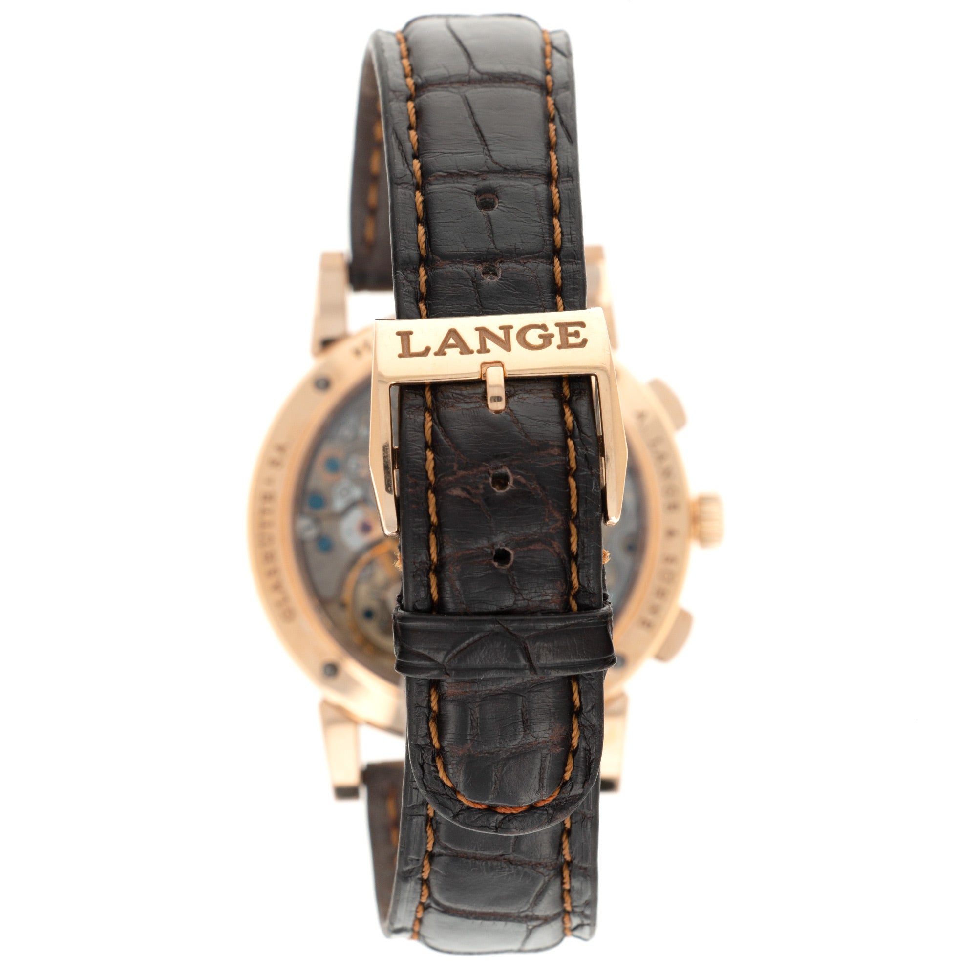 A. Lange & Sohne - A. Lange & Sohne Rose Gold 1815 Flyback Chronograph Watch - The Keystone Watches