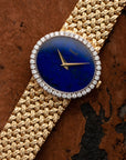 Piaget - Piaget Yellow Gold Lapis Diamond Watch, 1970s - The Keystone Watches
