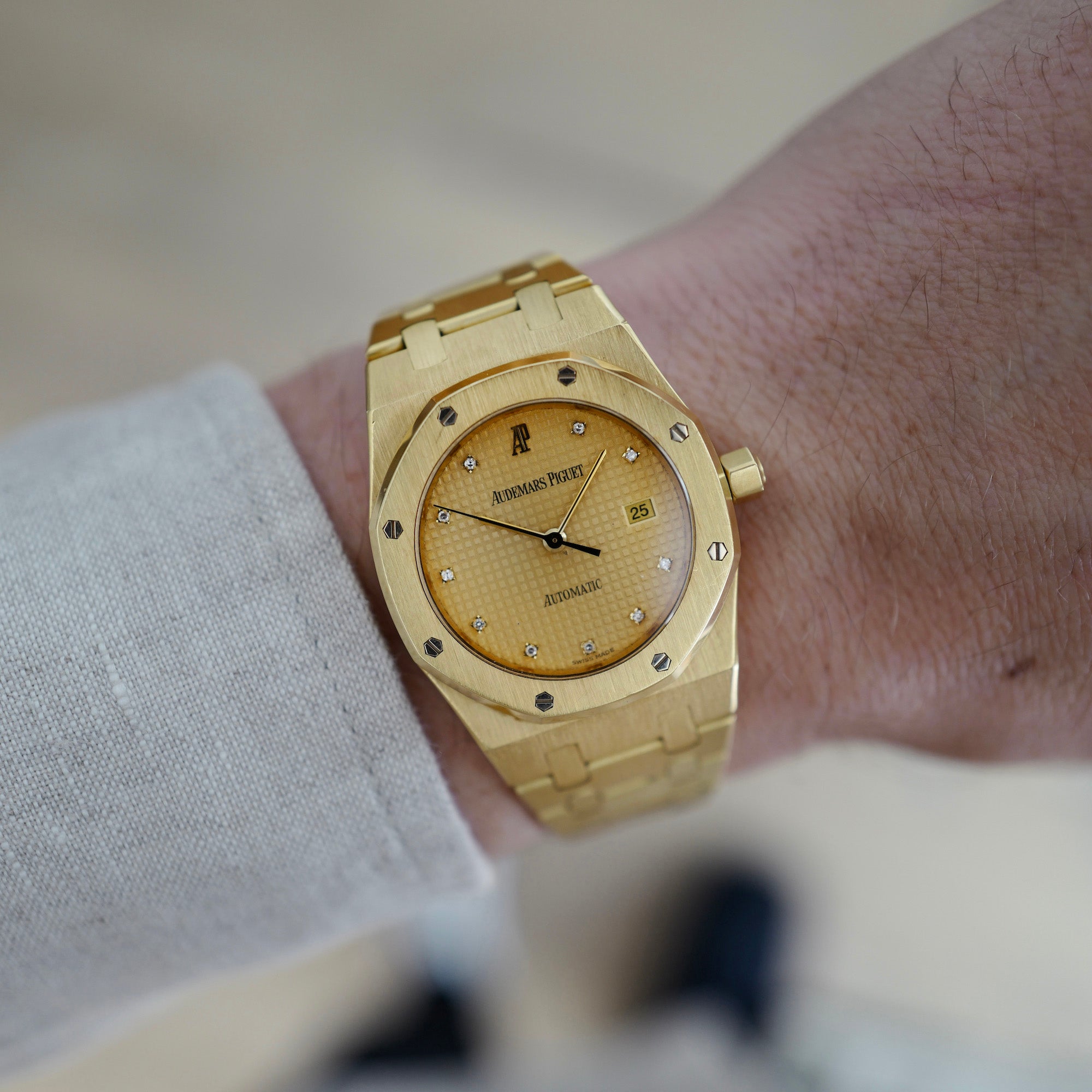 Audemars Piguet - Audemars Piguet Yellow Gold Royal Oak Watch - The Keystone Watches
