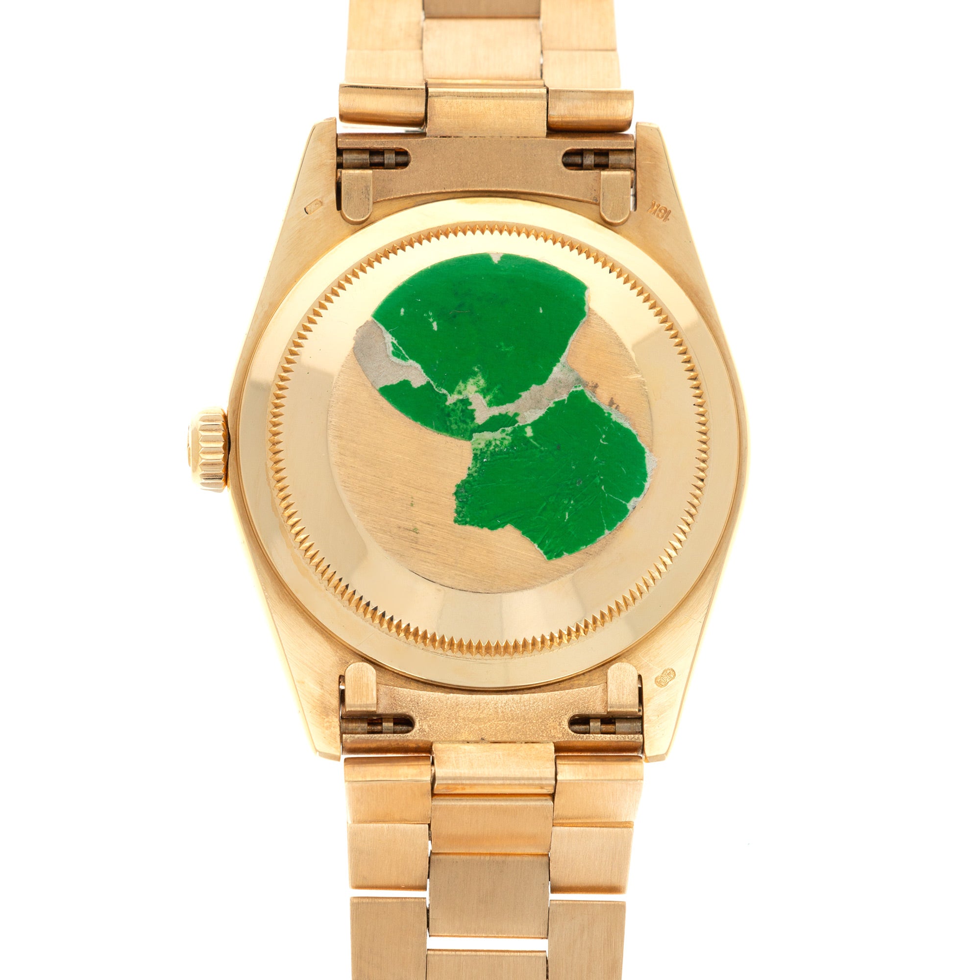 Rolex - Rolex Yellow Gold Day-Date Ref. 18238 Sapphire and Diamond String Dial - The Keystone Watches