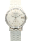 Patek Philippe - Patek Philippe White Gold Calatrava Ref. 3445 on White Gold Bracelet - The Keystone Watches