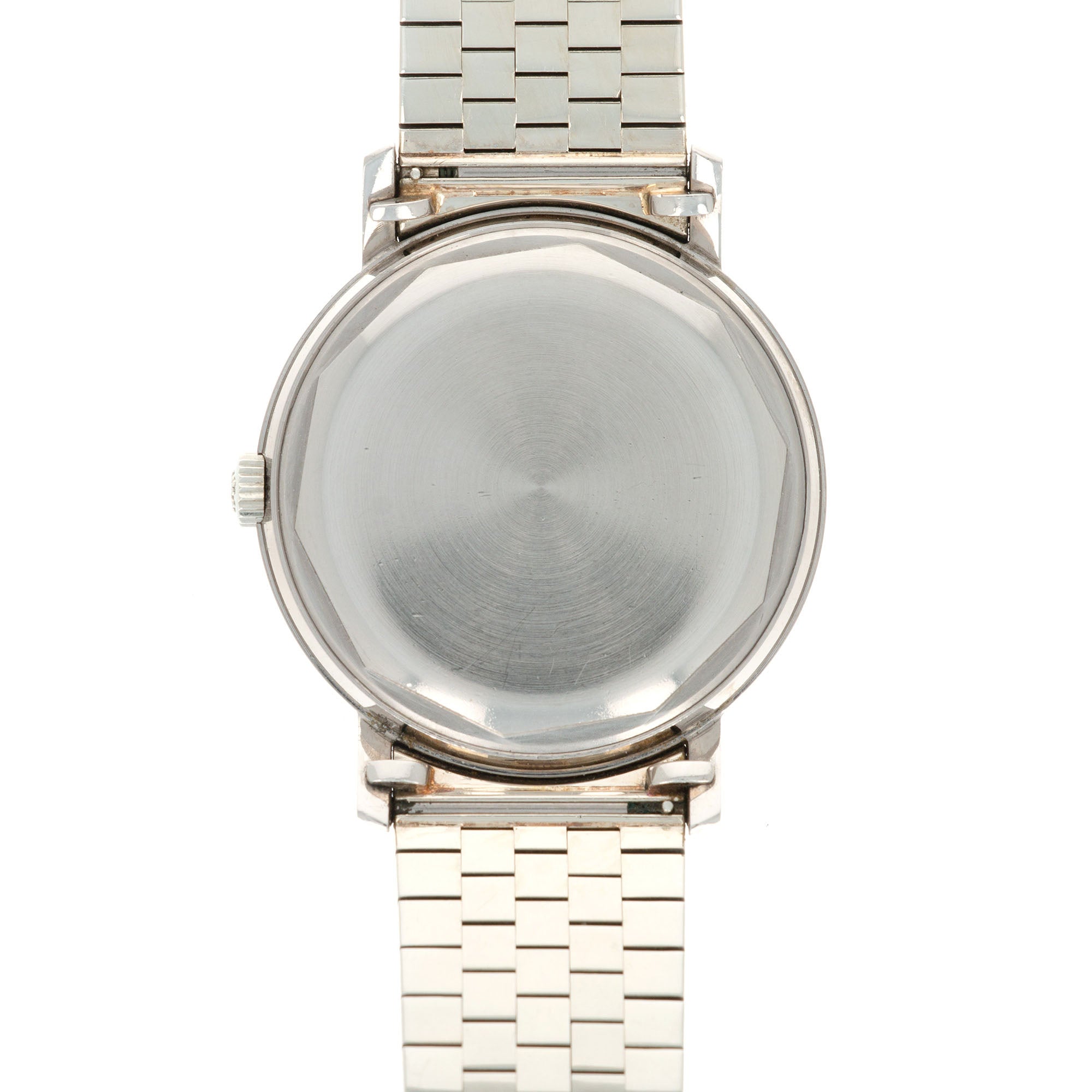 Patek Philippe - Patek Philippe White Gold Calatrava Ref. 3445 on White Gold Bracelet - The Keystone Watches