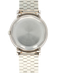 Patek Philippe - Patek Philippe White Gold Calatrava Ref. 3445 on White Gold Bracelet - The Keystone Watches