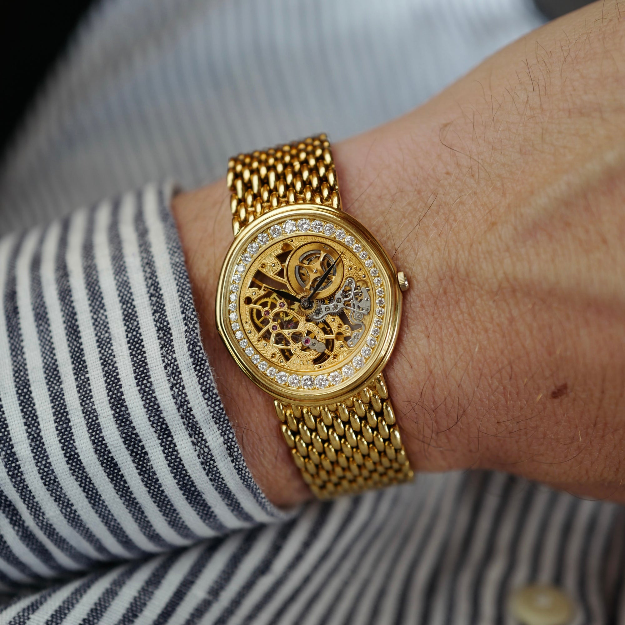 Audemars Piguet - Audemars Piguet Yellow Gold and Diamond Skeleton Watch - The Keystone Watches