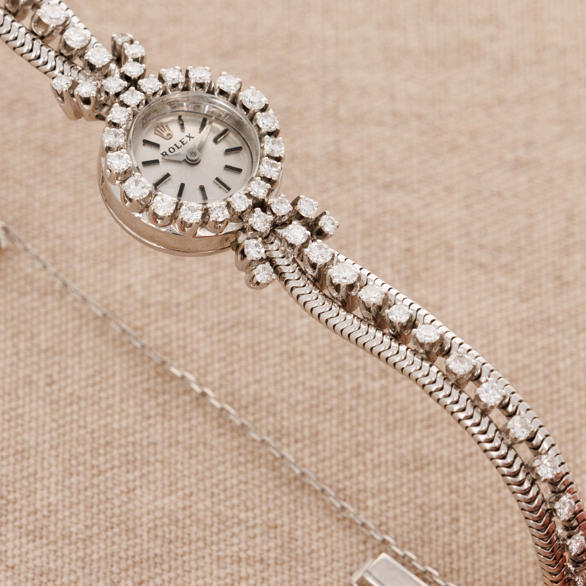 Rolex - Rolex Ladies Vintage White Gold Diamond Watch - The Keystone Watches