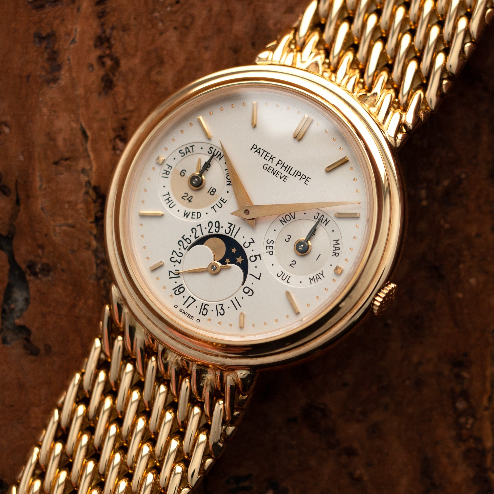 Patek Philippe - Patek Philippe Yellow Gold Perpetual Calendar Ref. 3945 - The Keystone Watches