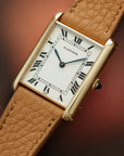 Cartier - Cartier Yellow Gold Tank Jumbo Automatic Watch - The Keystone Watches