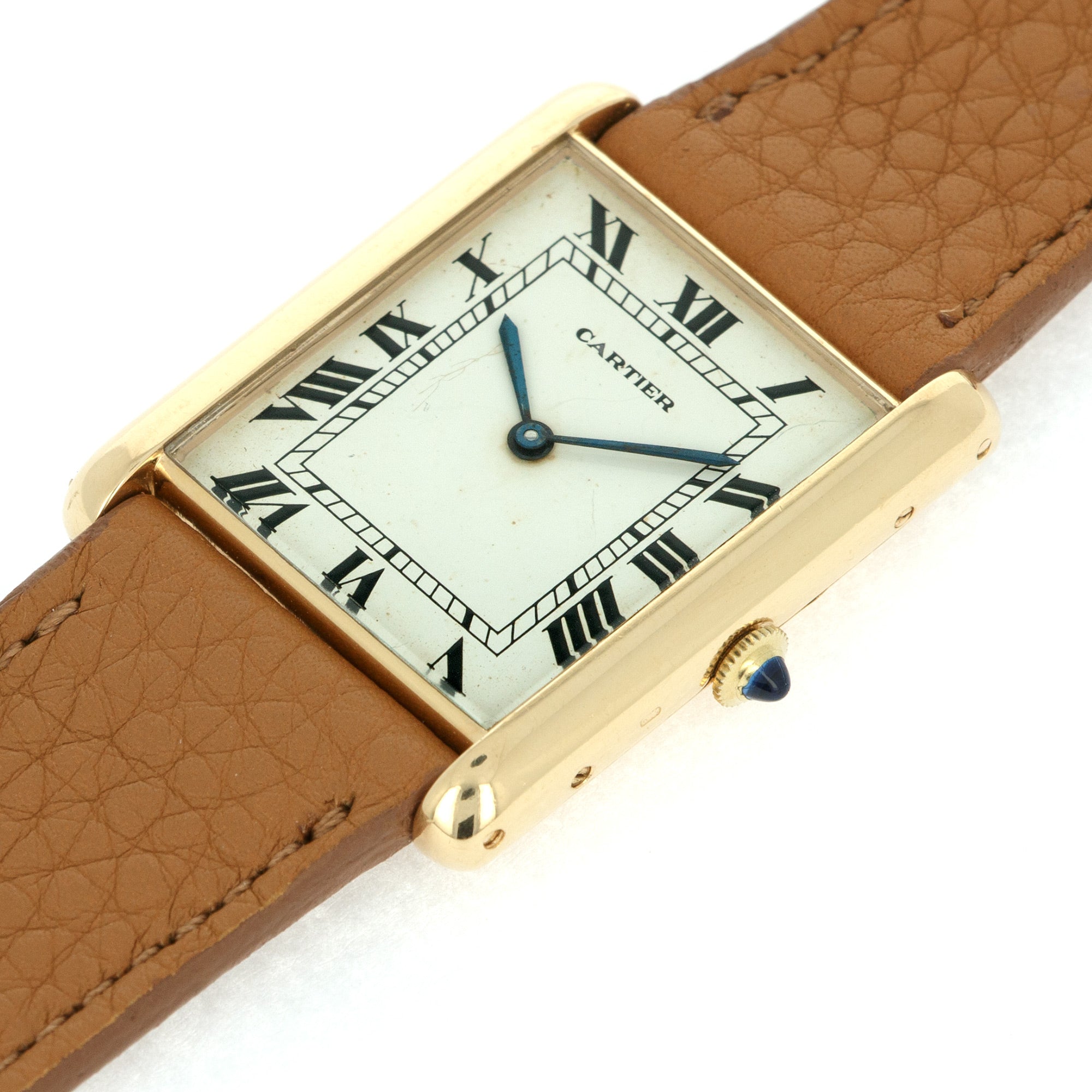 Cartier - Cartier Yellow Gold Tank Jumbo Automatic Watch - The Keystone Watches