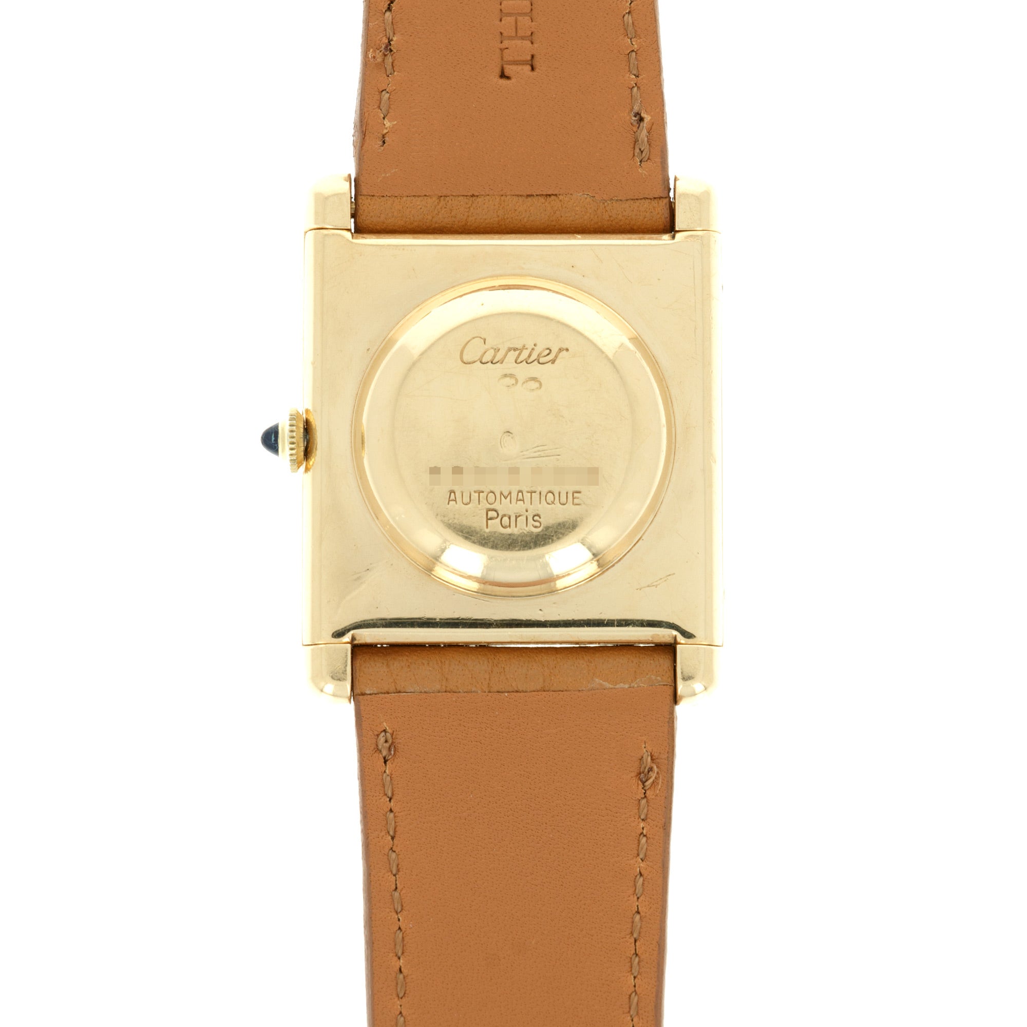 Cartier - Cartier Yellow Gold Tank Jumbo Automatic Watch - The Keystone Watches