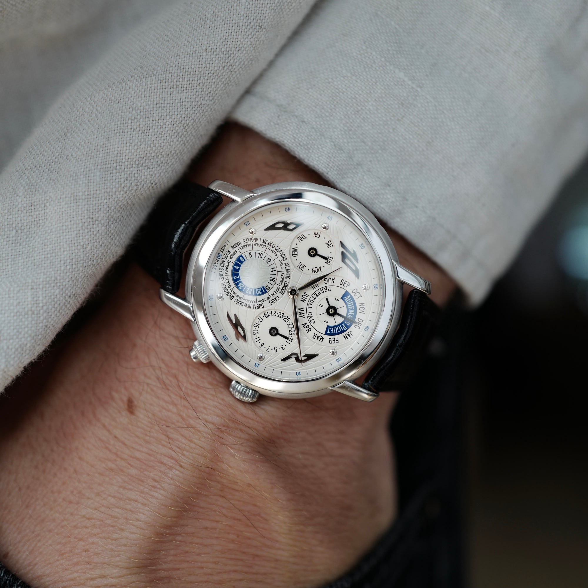 Audemars Piguet - Audemars Piguet White Gold Quantieme Perpetual Metropolis, Anniversary Edition - The Keystone Watches